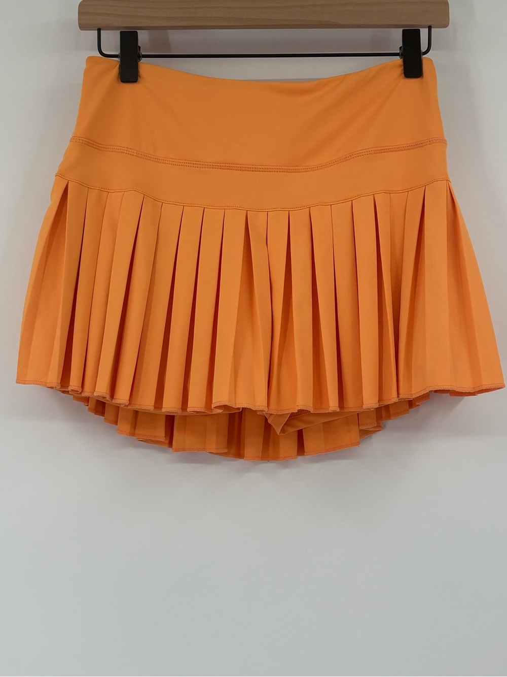 Goldhinge Orange Pleated Tennis Skirt With Built In Shorts Tenniscore Medium - Picture 2 of 6
